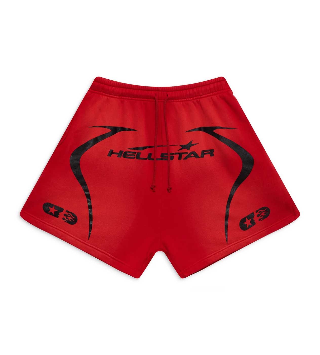 Hellstar Warm Up 7 on 7 Shorts Red front