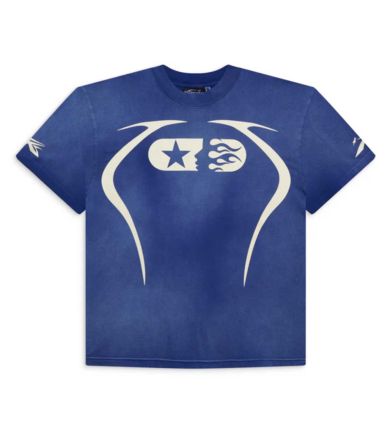 Hellstar Warm Up 7 on 7 Tee Blue front