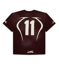 Hellstar Warm Up 7 on 7 Tee Brown back view