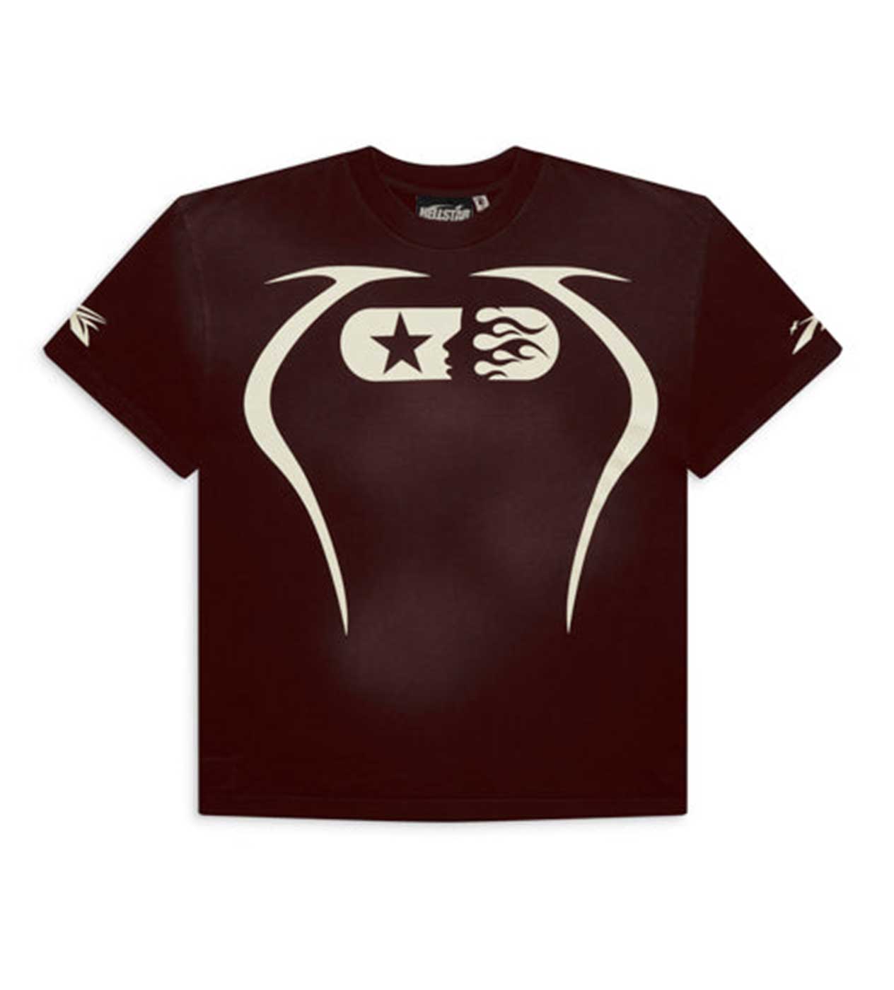 Hellstar Warm Up 7 on 7 Tee Brown front view