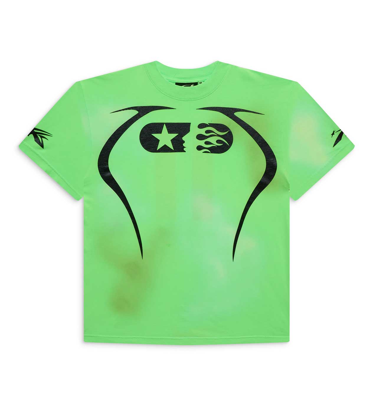 Hellstar Warm Up 7 on 7 Tee Neon Green front