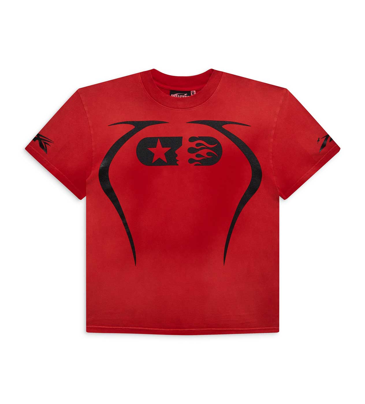 Hellstar Warm Up 7 on 7 Tee Red front view