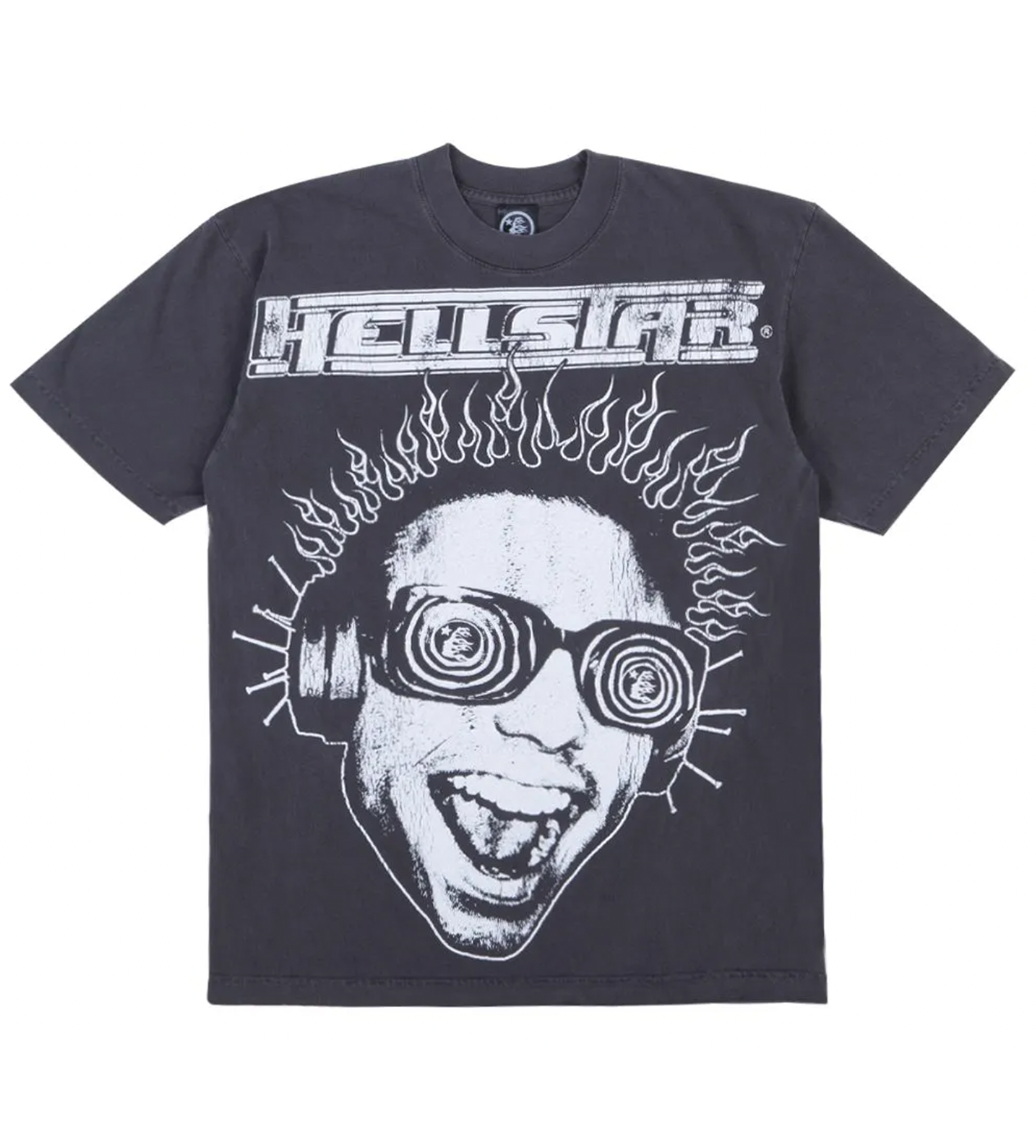 Hellstar Studios Capsule 9.0 'Rage' Dark Grey Tee, Front View