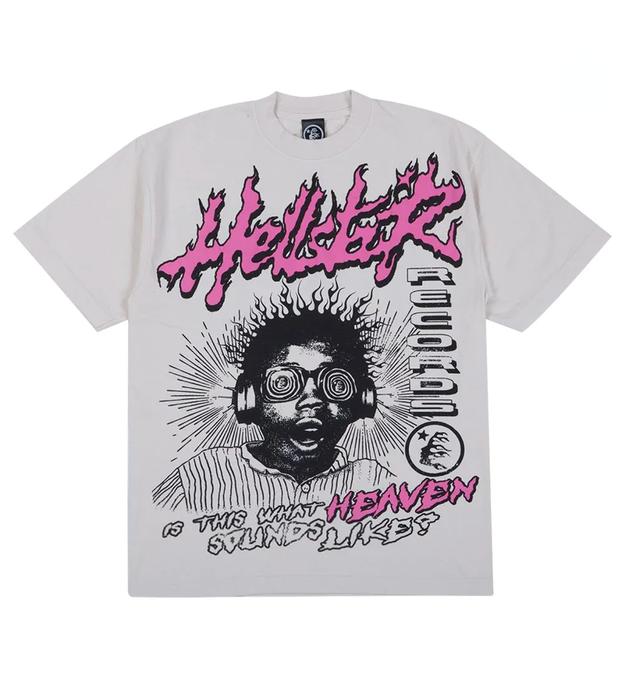 Hellstar Studios Sounds Like Heaven Tee Cream | Restock AR Hellstar Studios Sounds Like Heaven Tee Cream | Restock AR
