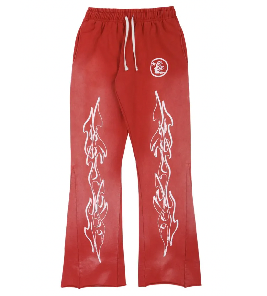 Hellstar Studios Capsule 9.0 ‘Racer Red Flare’ Sweatpants Red, Front View