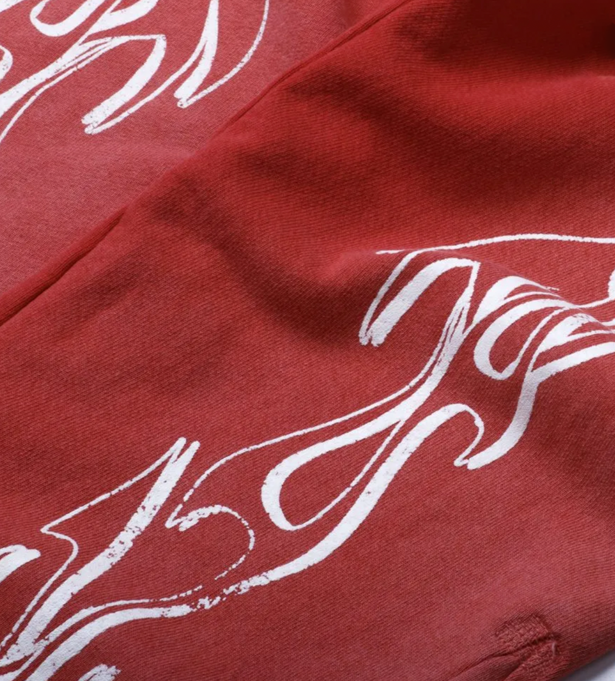 Hellstar Studios Capsule 9.0 ‘Racer Red Flare’ Red Sweatpants, Detailed Front View
