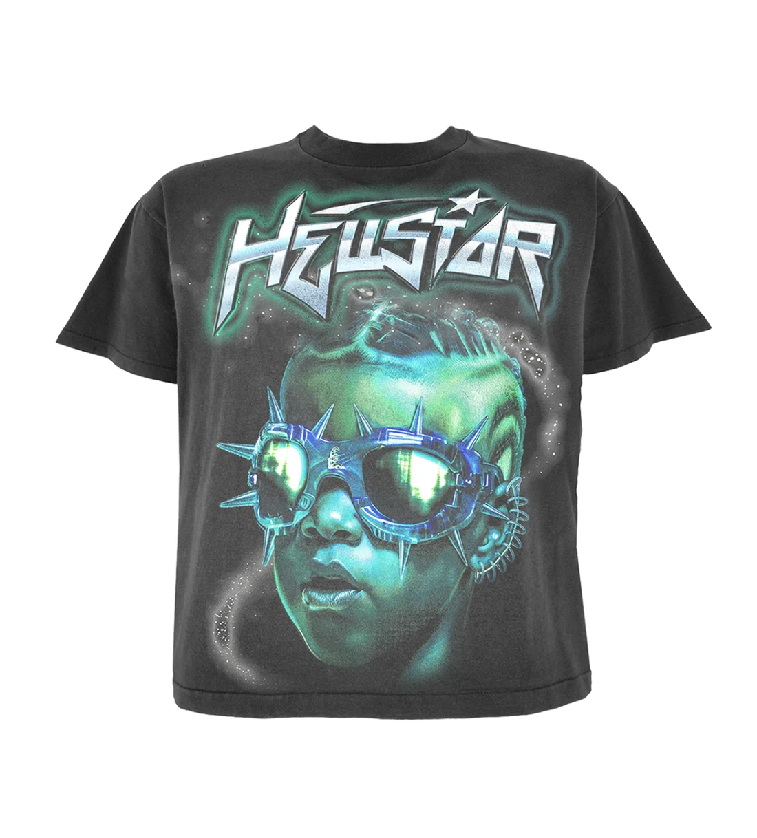 Hellstar Studios The Future Grey Tee Front Product Image,