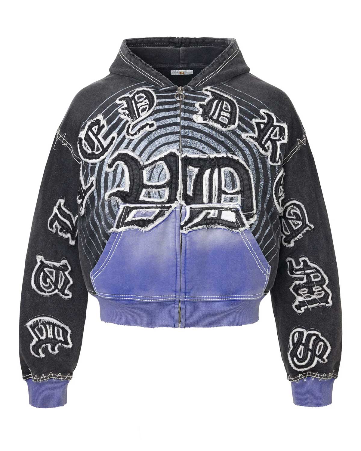 Vale Forever Hypnotiq Zip Up Hoodie Black – Restock AR