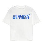 Kixkz Clothing In Glock We Trust Tee White/Blue