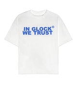 Kixkz Clothing In Glock We Trust Tee White/Blue