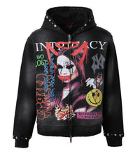 Lost Intricacy Front Page Mag Hoodie Black