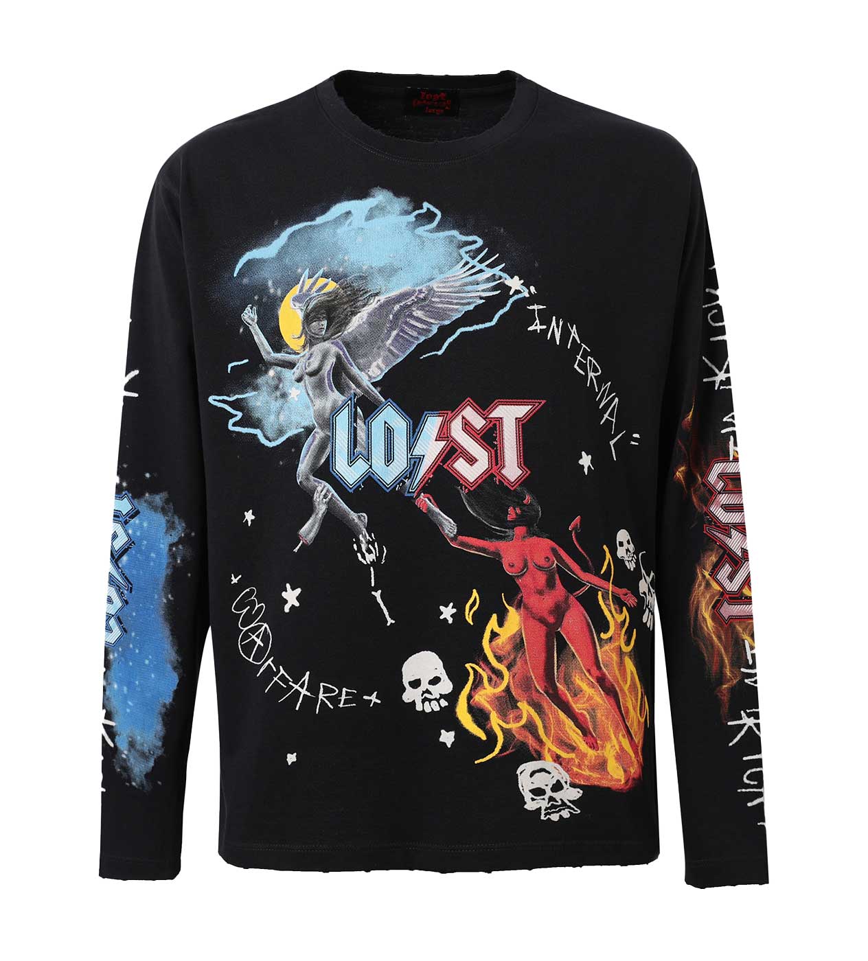 Lost Intricacy Heaven and Hell L/S Tee Black