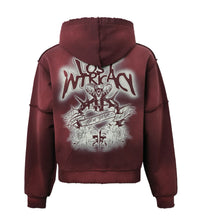 Lost Intricacy Man Hoodie Burgundy