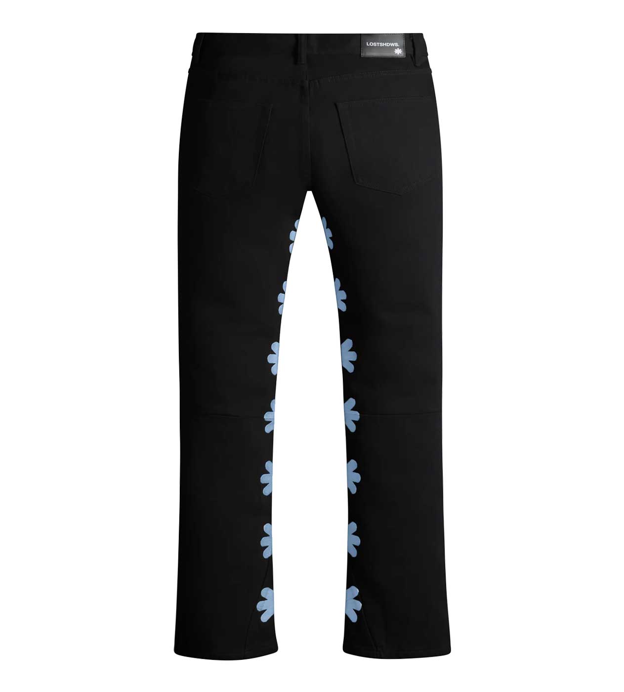 Lost Shdws Denim Pant Black/Blue back view