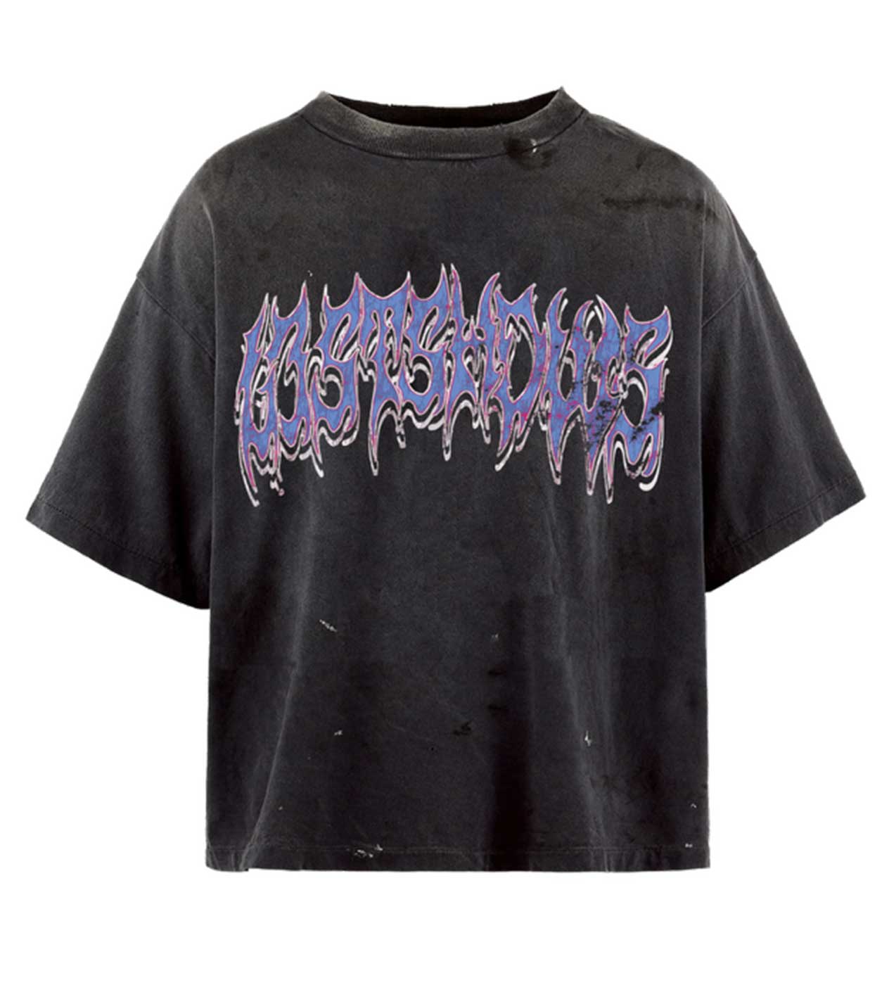 Lost Shdws Metallic Font Tee Black – Restock AR