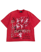 Mixed Emotions Crimson Tee Red