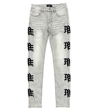 Mixed Emotions Monogram Denim Grey Wash