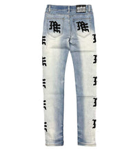 Mixed Emotions Monogram Denim Light Blue Wash (Blue/Black)