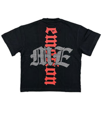 Mixed Emotions Octopus Rhinestone Tee Black