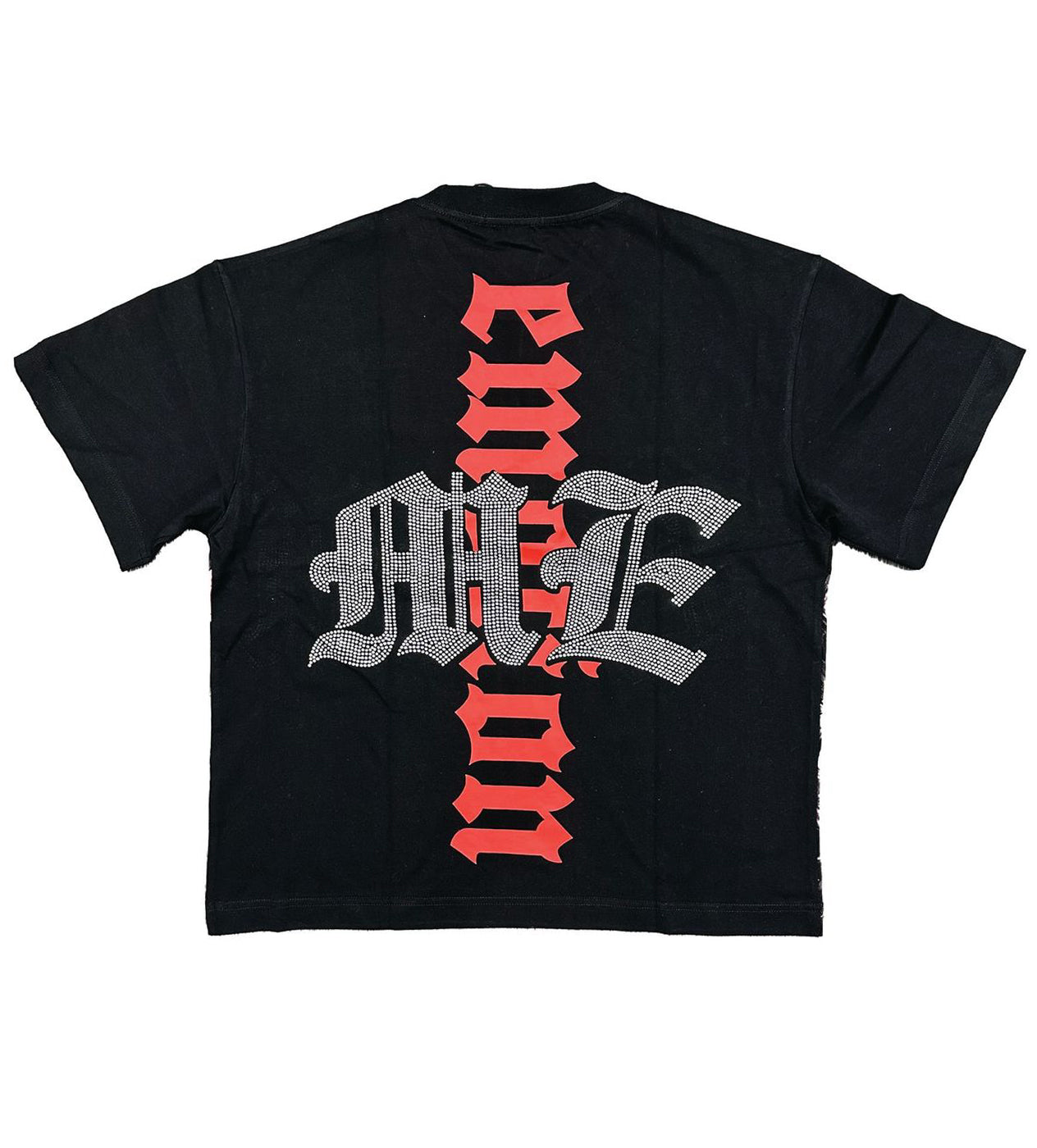 Mixed Emotions Octopus Rhinestone Tee Black