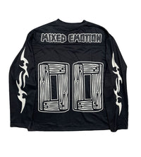Mixed Emotions Oversized Lightning Jersey Black
