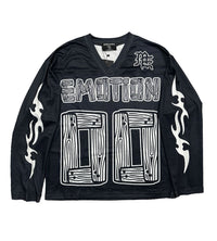 Mixed Emotions Oversized Lightning Jersey Black