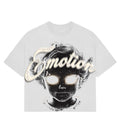 Mixed Emotions Pearl Cropped Tee White
