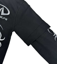 Murd333r MFM x Ultra Long Sleeve Black Detailed Sleeve