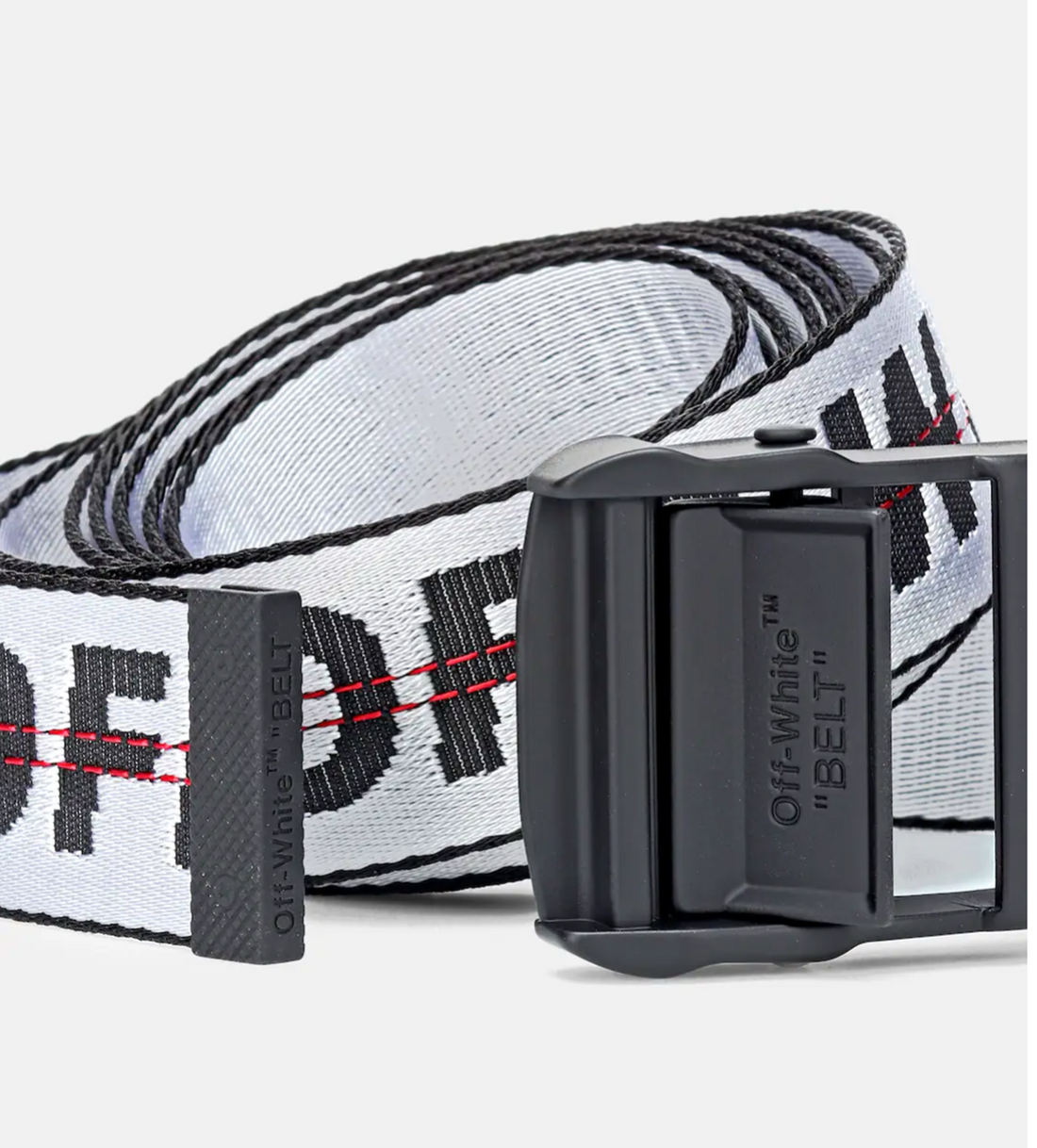 Off-White Classic Industrial Belt 20SS Silver