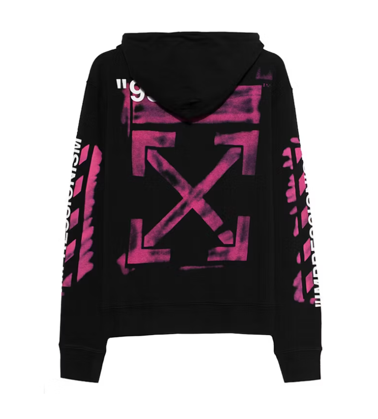 Off White Pink Arrow Hoodie Restock AR
