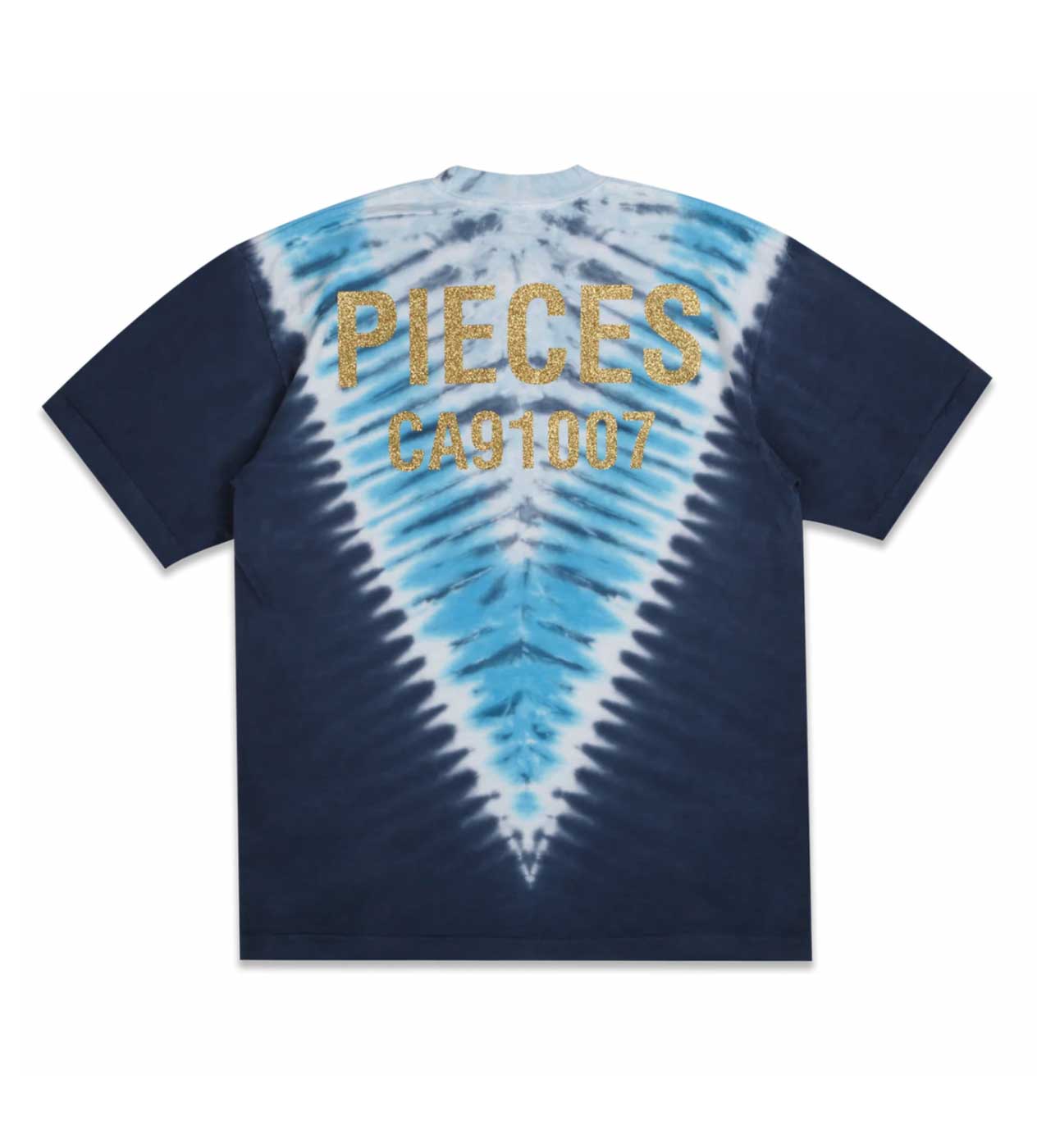Product Image Of Pieces CA Tee Tie Dye Back View