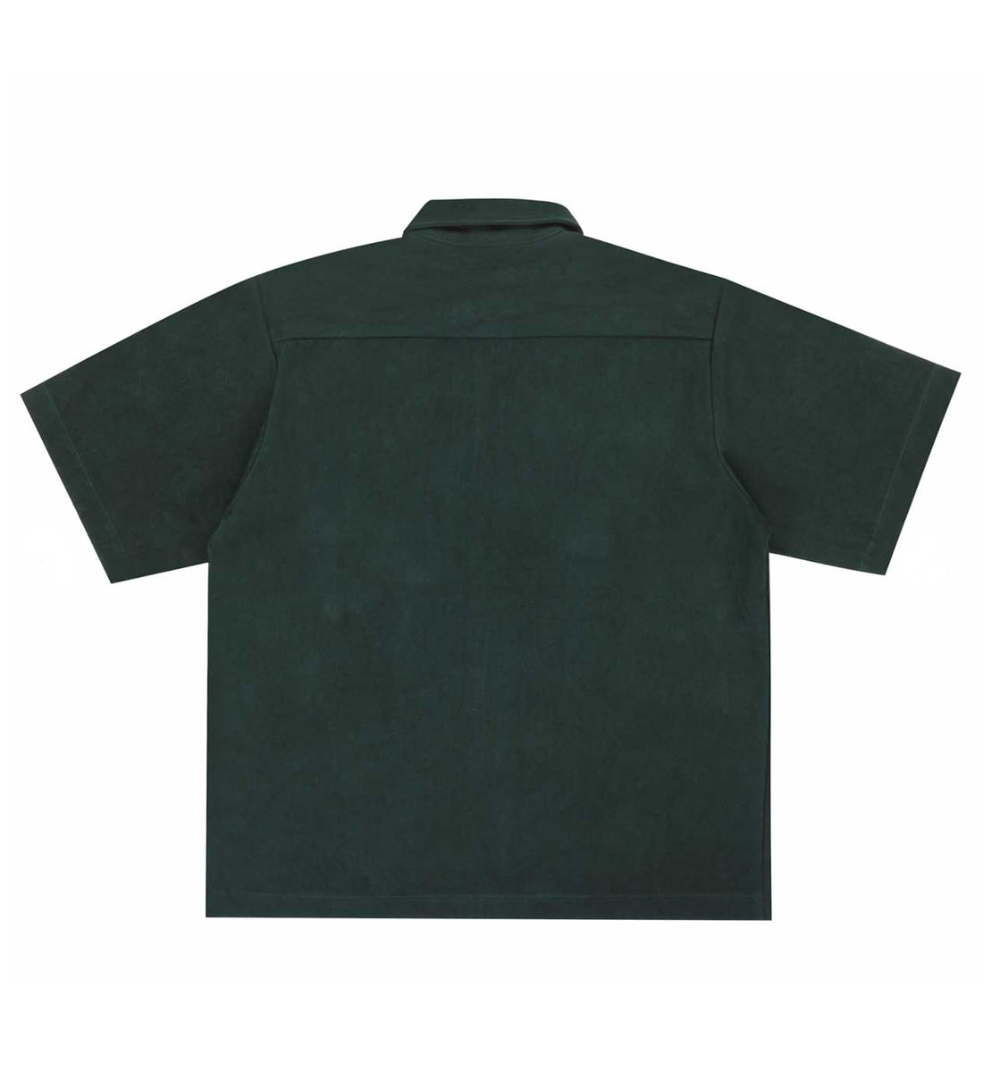 Product Image Of Pieces Country Club Zip-Up Shirt Forrest Green Back