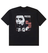 Pieces Inhumane Tee Vintage Black