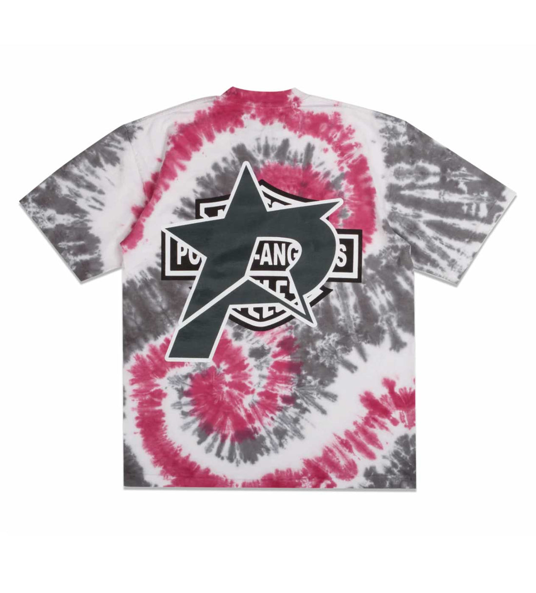 Product Image Of Pieces Motorcycles Tee Tie Dye Back View