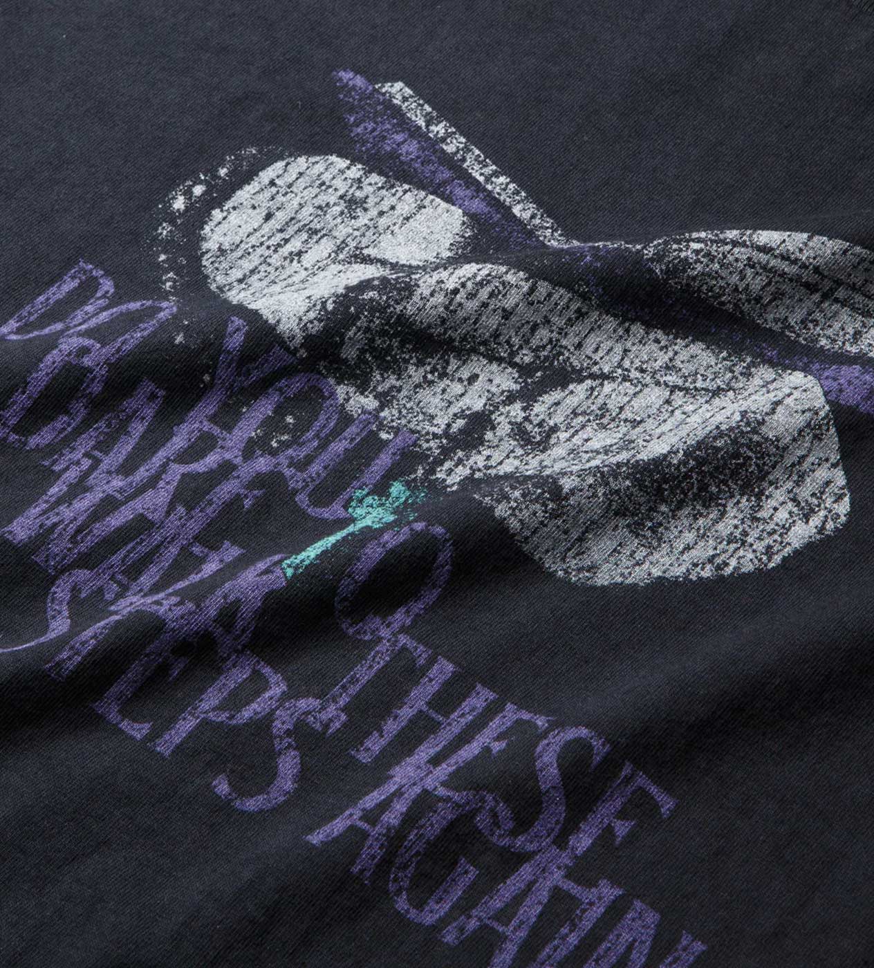 Pieces Nothing But Shadows Tee Vintage Black Close Back