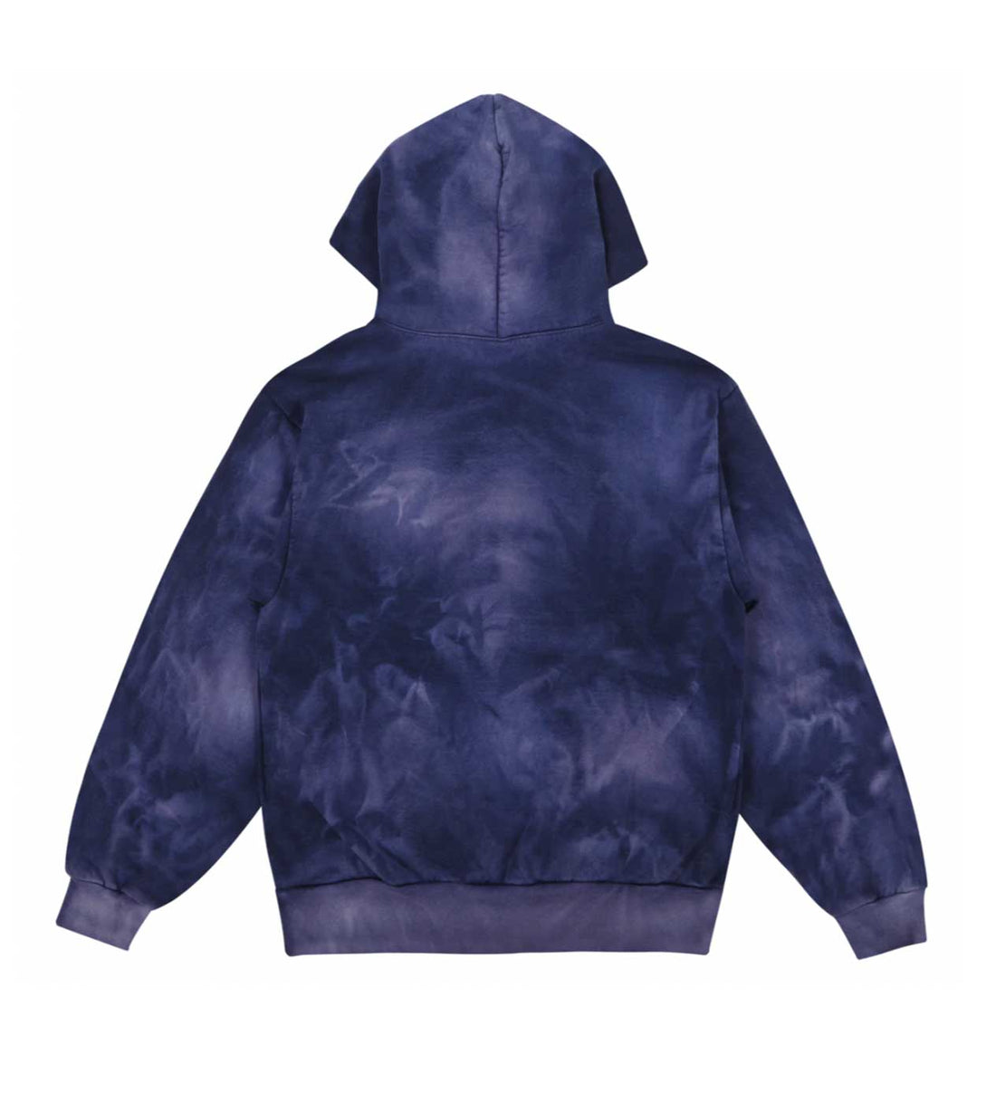 Product Image Of Pieces Sun Faded Zip Up Sweatshirt Midnight Navy Back View