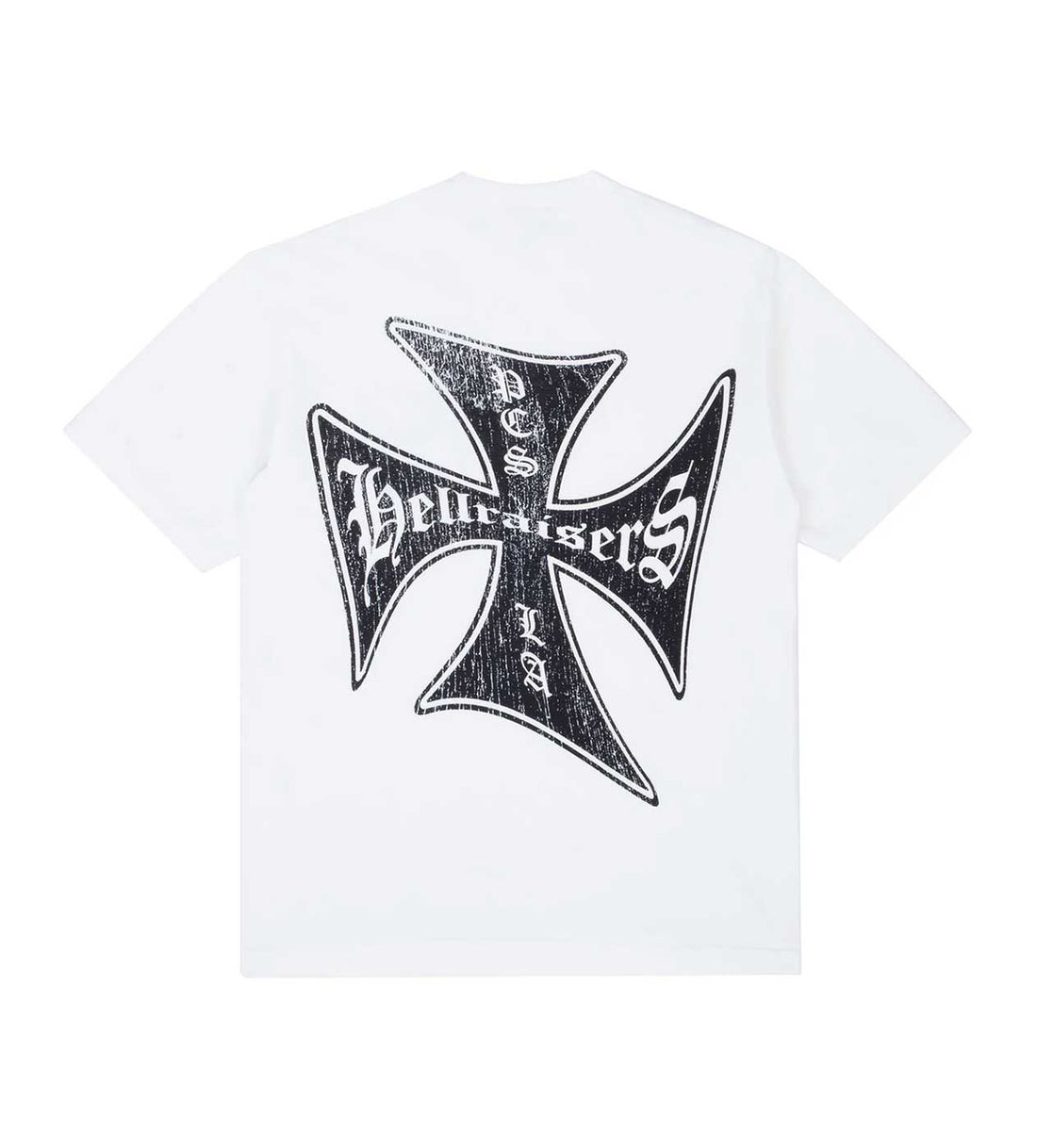 Product Image of Pieces Twisted Choppers Tee Off White front view