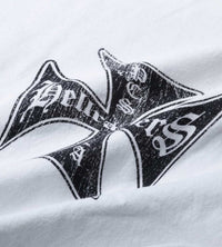 Product Image of Pieces Twisted Choppers Tee Off White close up 2
