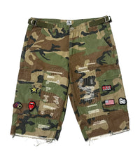 Project Capri Patch Camo Jorts
