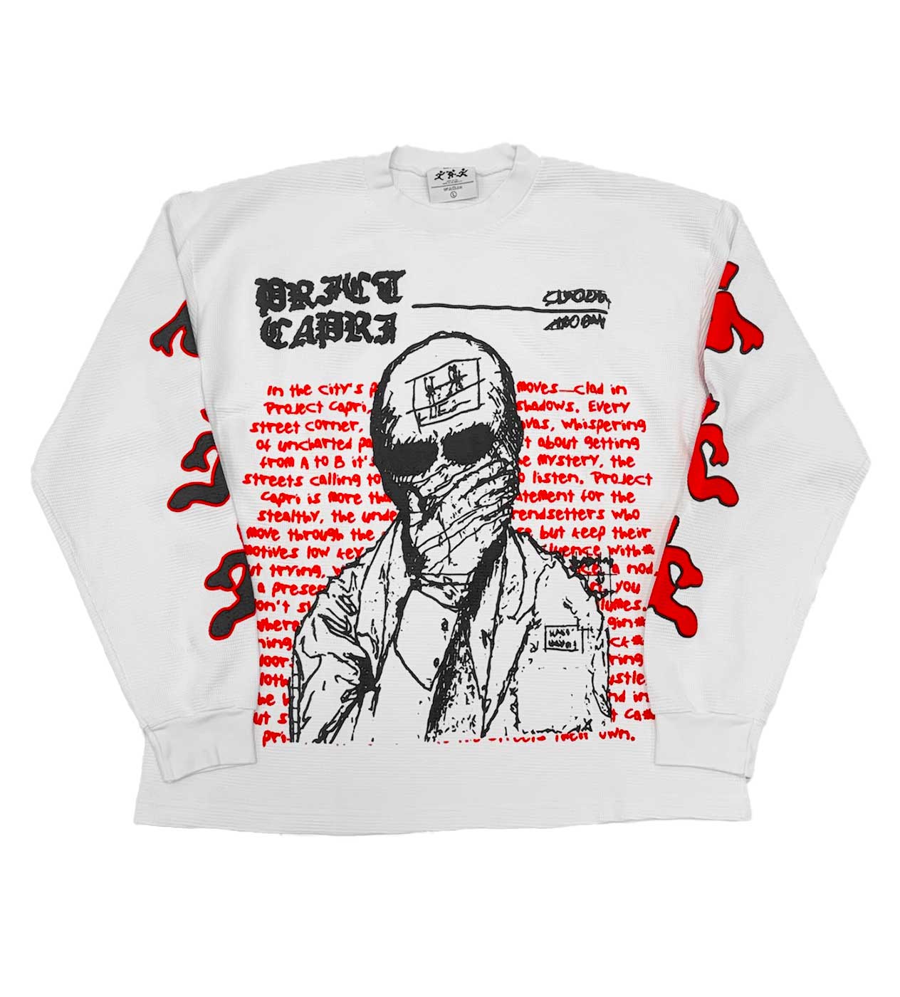 Project Capri Thermal L/S Tee White