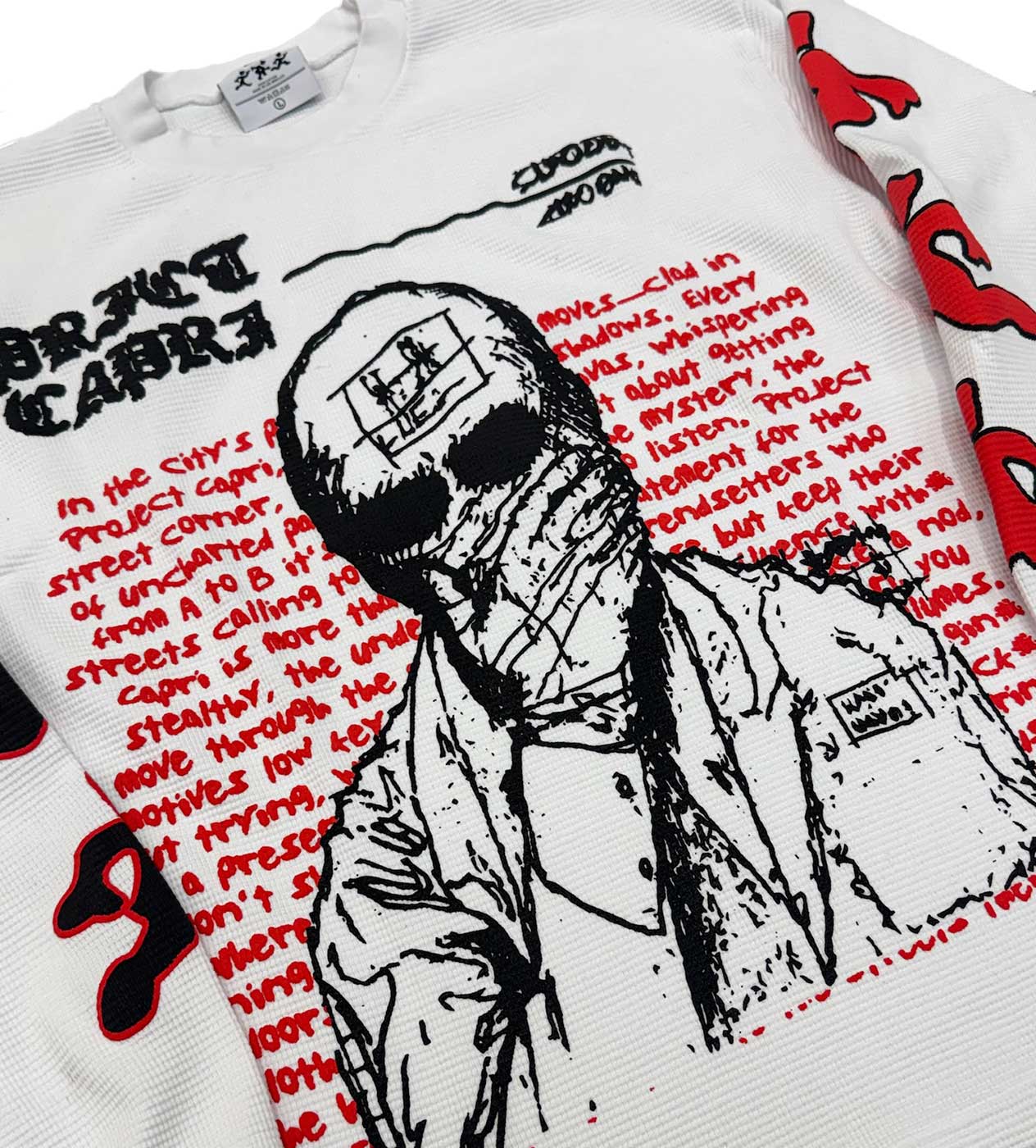 Project Capri Thermal L/S Tee White