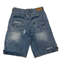 Project Capri Triple Pocket Jorts Blue