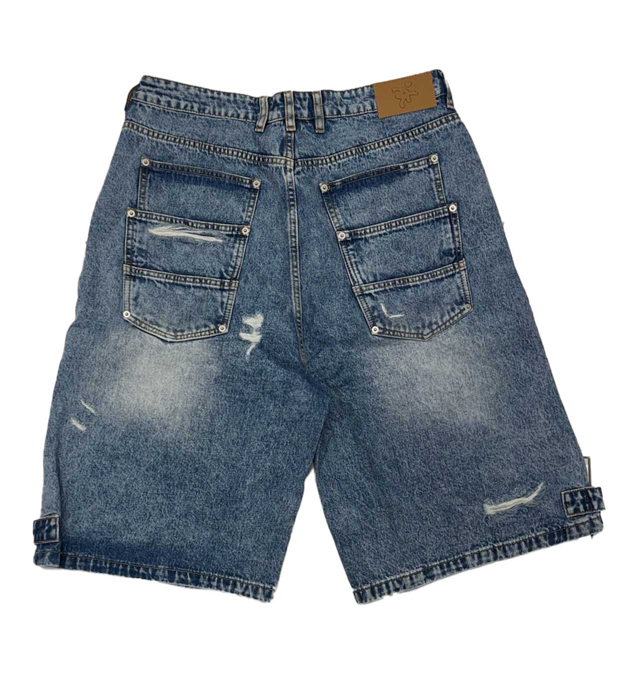 Project Capri Triple Pocket Jorts Blue