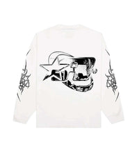 Restock AR Chrome White Long Sleeve Tee Back View