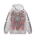 Revenge 38 Ribcage Hoodie Cement