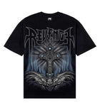 Revenge Airbrush Metal Tee Black