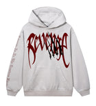 Revenge Arch Logo Claw Hoodie Cement/Red