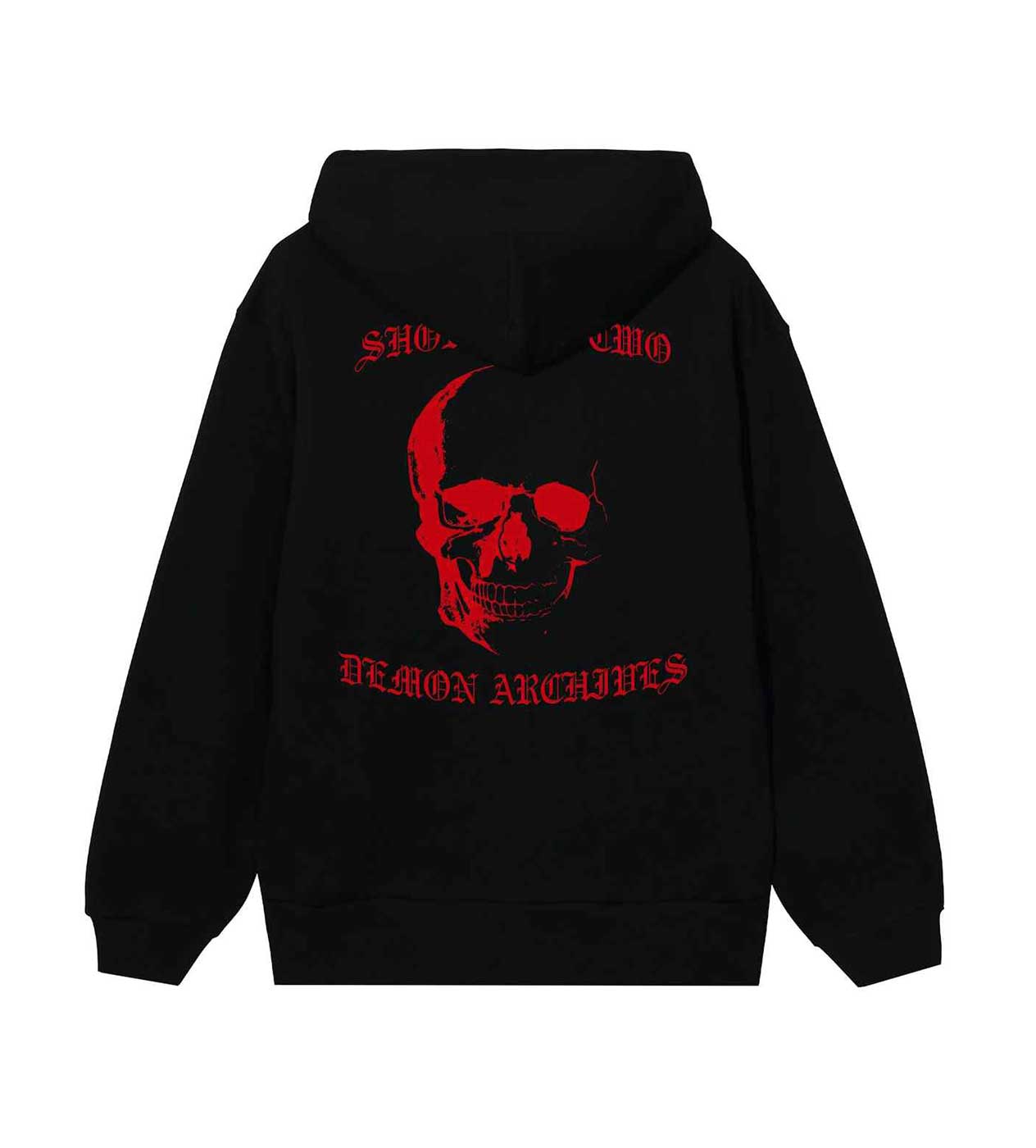 Revenge Archive Hoodie Black/Red Back