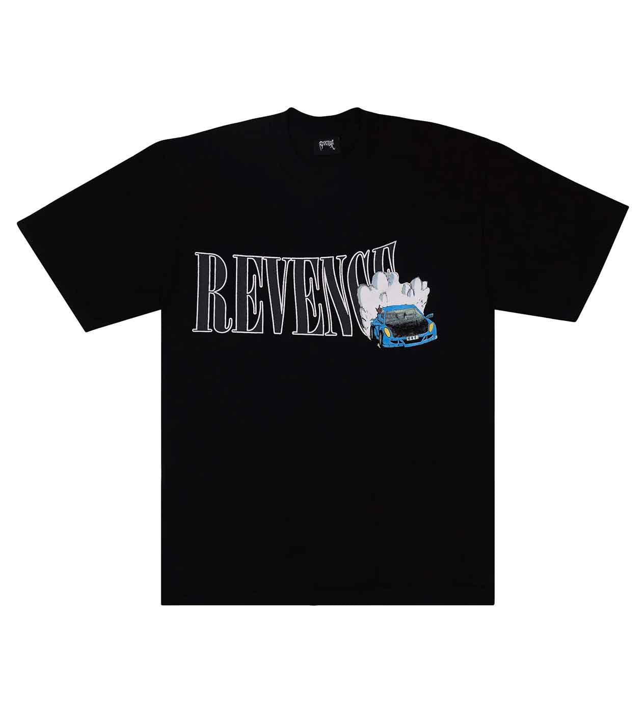 Revenge Burnout Tee Black front