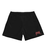 Revenge Embroidered Logo Mesh Short Black/Red